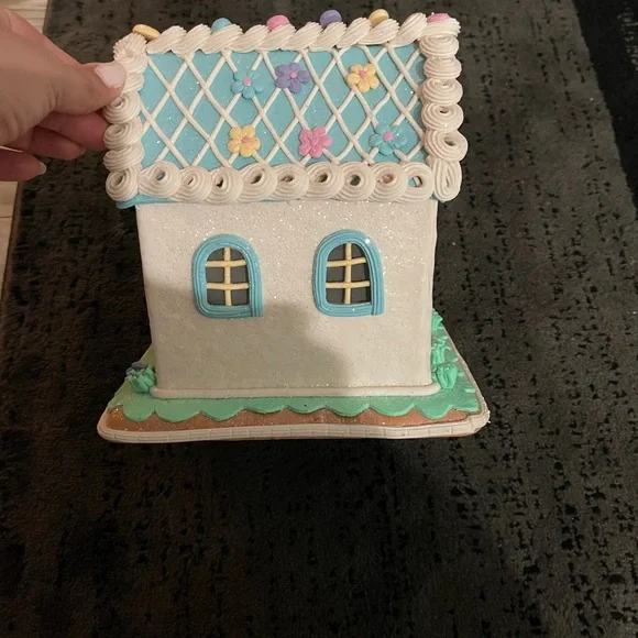 Easter Bunny Claydough Gingerbread House Decoration - Picture 2 of 2